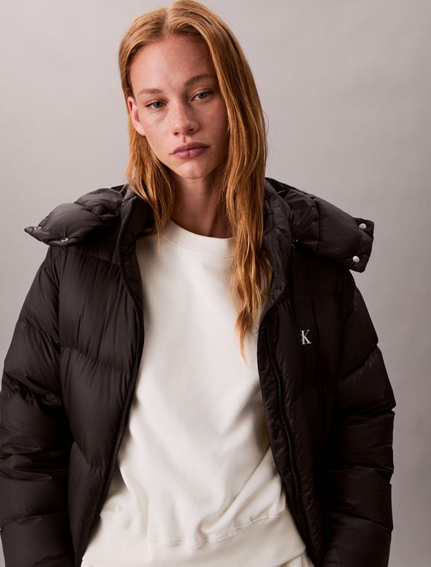 Hooded Down Puffer Coat