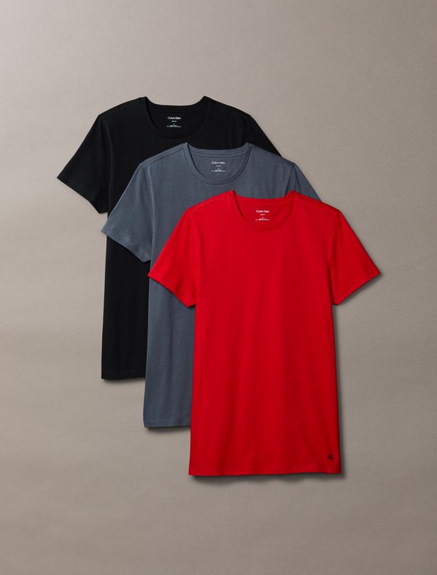 3 Pack Crewneck T-Shirt - Cotton Classics