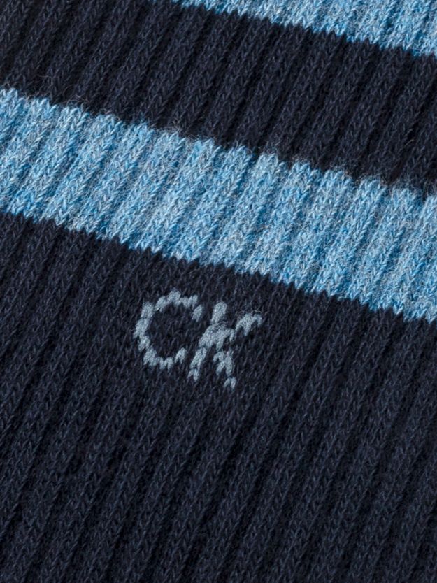 2 Pack Striped Crew Socks