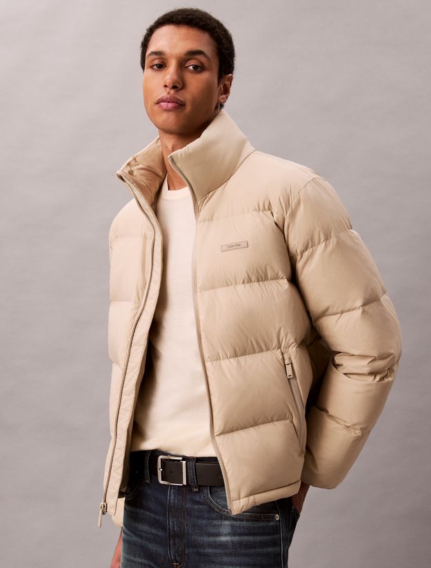 Channelled Down Puffer Jacket
