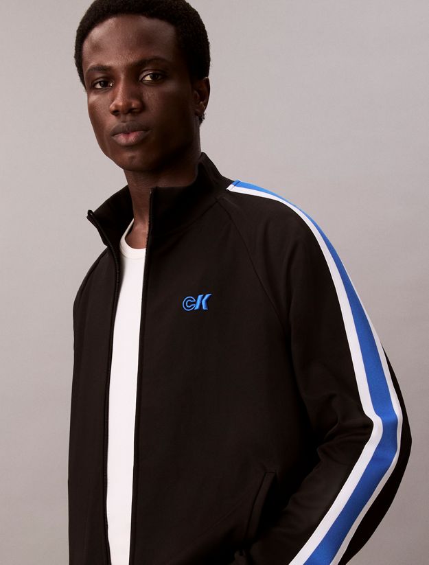 Stretch Twill Track Jacket