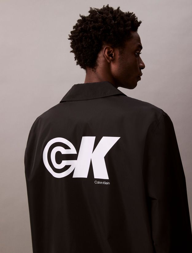 Sport Monogram Logo Coach Jacket