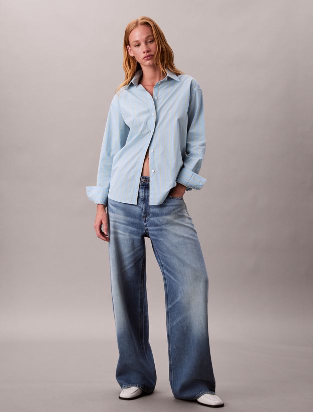 Striped Button-Down Shirt