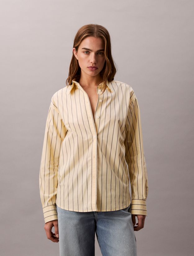 Striped Button-Down Shirt