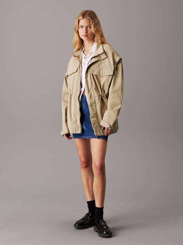 Unisex 2-in-1 Cotton Twill Jacket