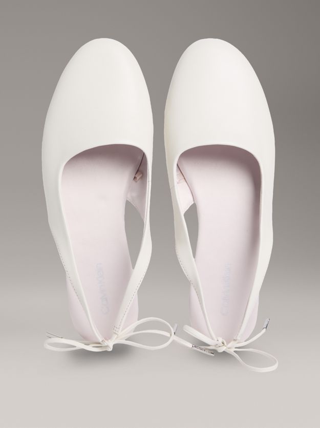 Leather Slingback Ballerinas