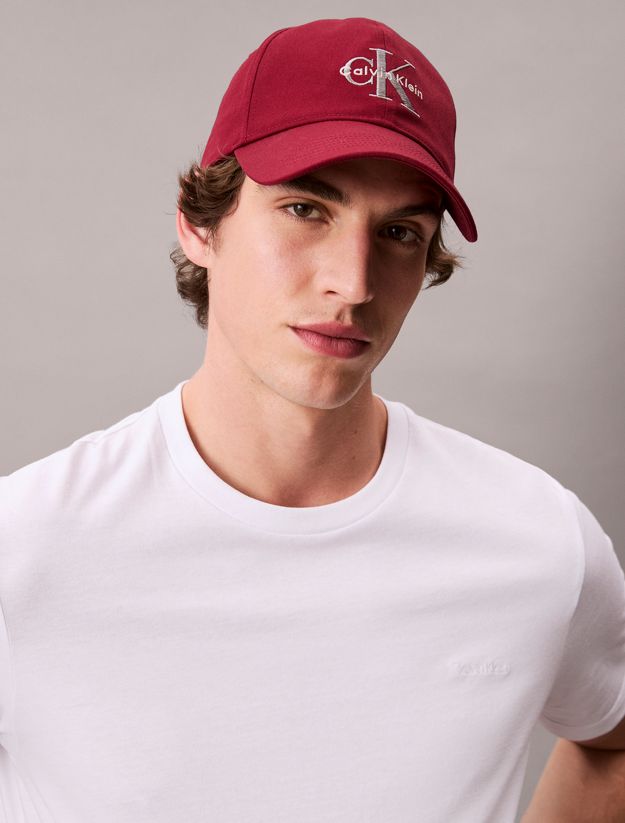 Embroidered Monogram Logo Baseball Cap