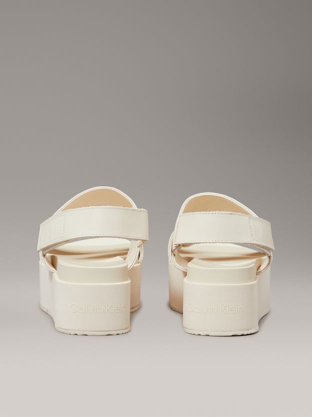 Canvas Platform Wedge Sandals