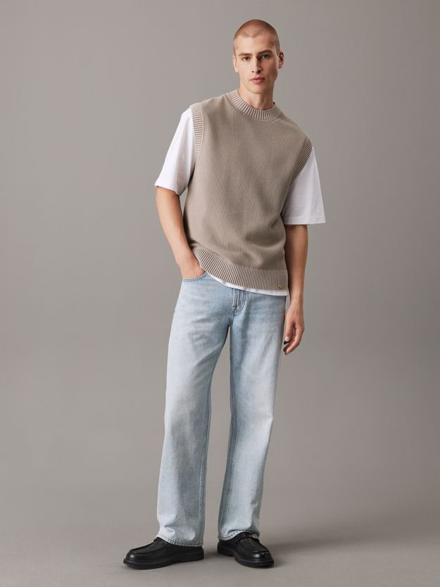 Textured Cotton Vest