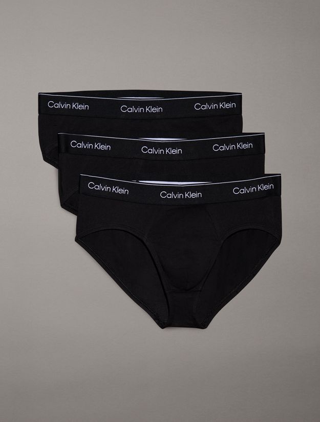 3 Pack Hip Briefs - Icon Cotton Stretch