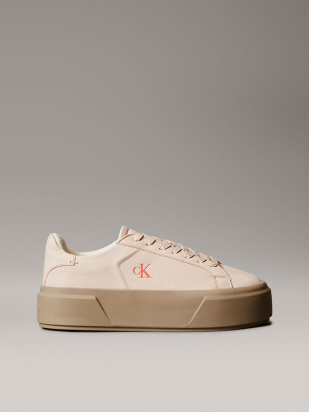 Leather Warm Winter Platform Trainers