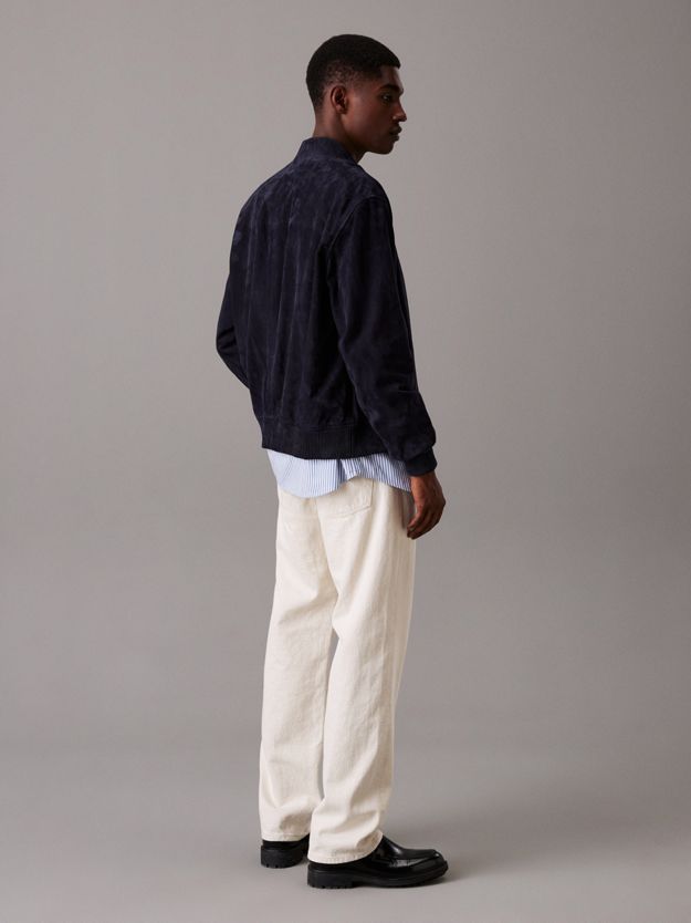 Suede Bomber Jacket
