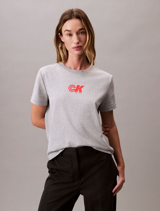 CK Logo Jersey Slim Tee