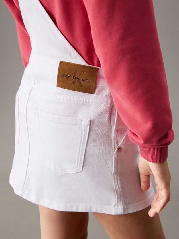 Slim Denim Dungaree Dress