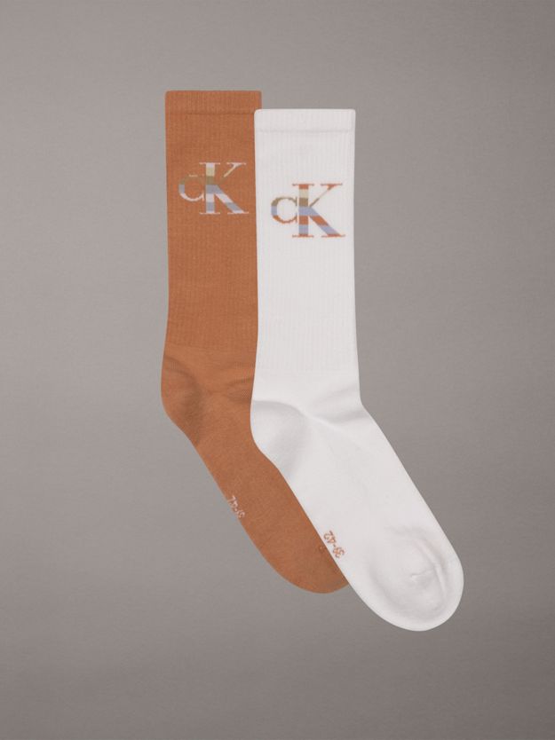 2 Pack Soft Cotton Stretch Crew Socks