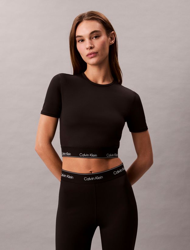 Cropped Performance Gym T-shirt
