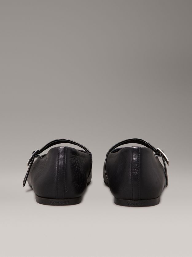 Leather Mary Jane Ballerinas
