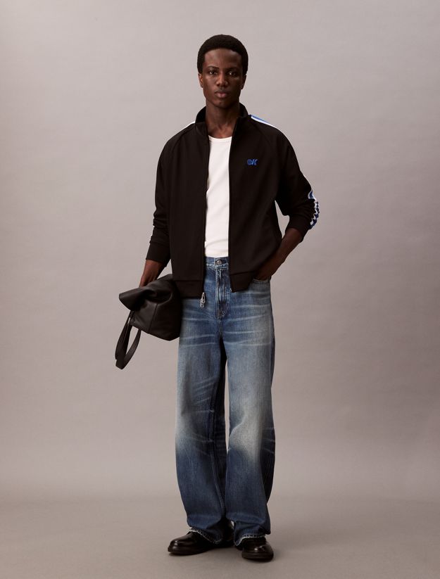 Stretch Twill Track Jacket