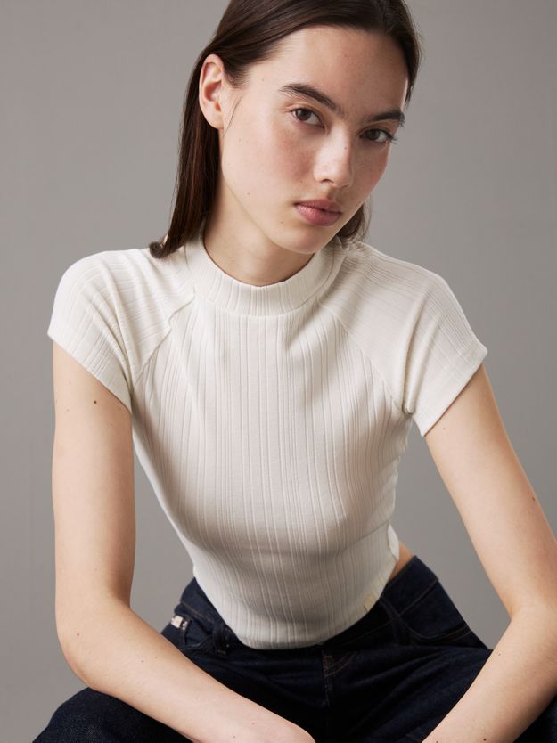 Slim Textured Rib T-shirt