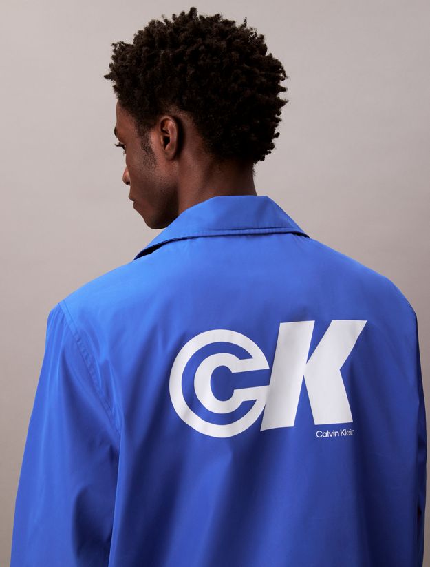 Sport Monogram Logo Coach Jacket
