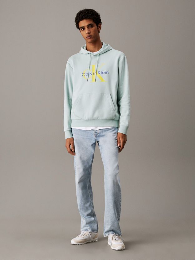 Cotton Fleece Monogram Hoodie