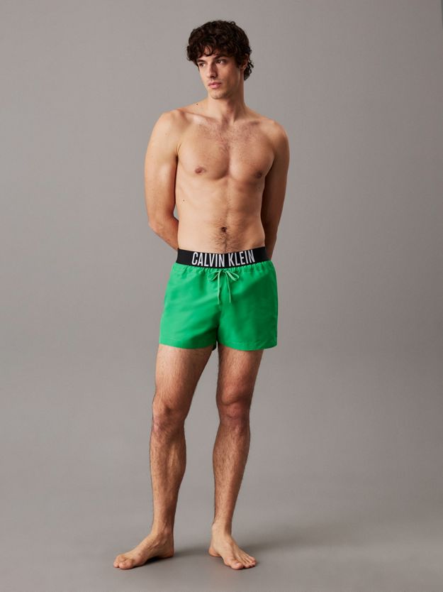 Logo Waistband Swim Shorts - Intense Power