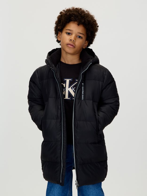 Relaxed Puffer Parka Coat