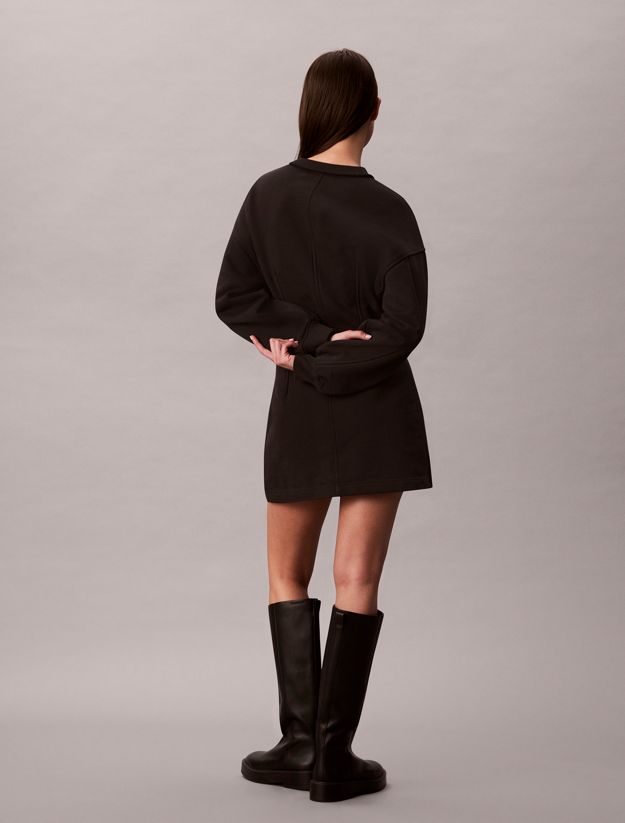 Cotton Terry Sweatshirt Dress
