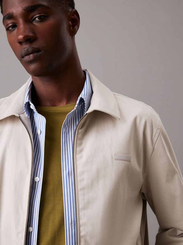 Sateen Stretch Blouson Jacket