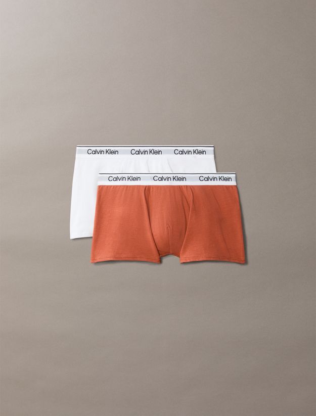 2 Pack Boys Trunks - Icon Cotton Stretch