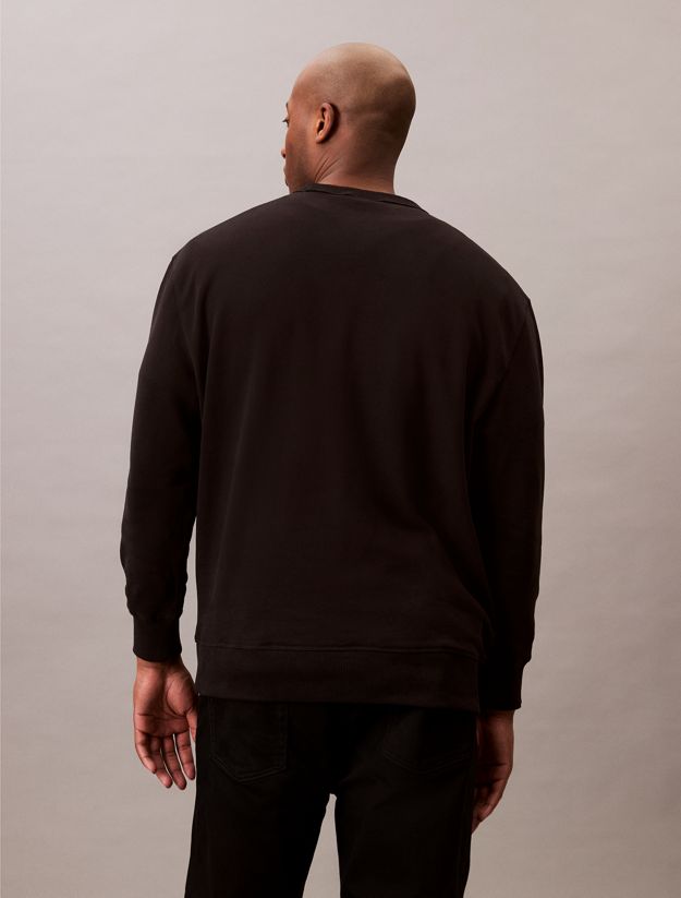 Plus Size Badge Sweatshirt