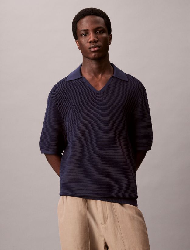Tech Knit Johnny Collar Polo Shirt
