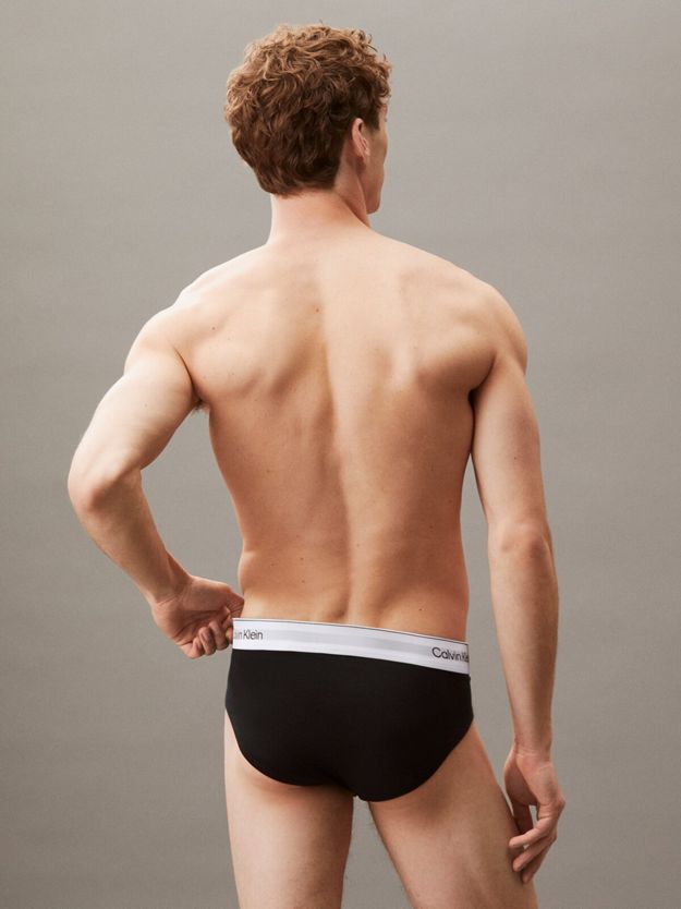 3 Pack Hip Briefs - Icon Cotton Stretch