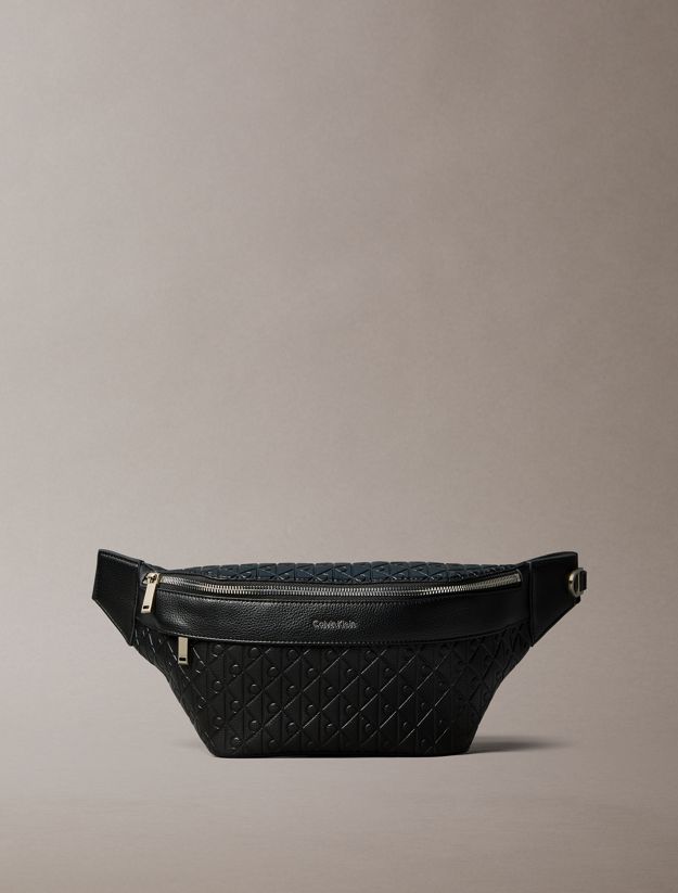 Embossed Allover Monogram Waistpack