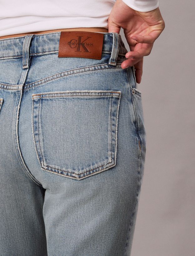High Rise Straight Jeans