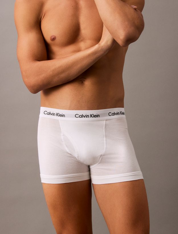 3 Pack Relaxed Dart Trunks - Icon Cotton Stretch