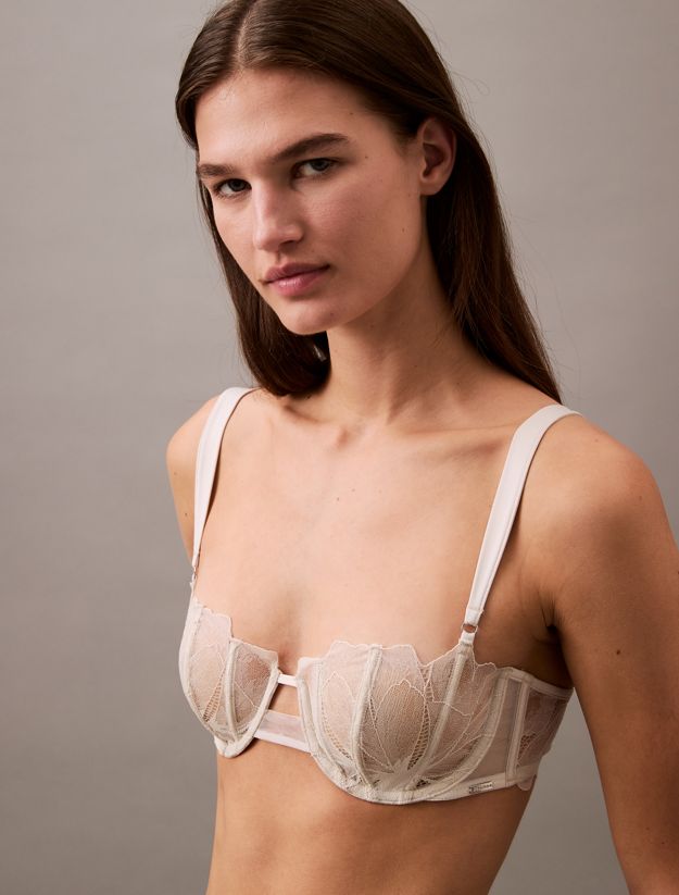 Balconette Bra - CK Black Floral Lace