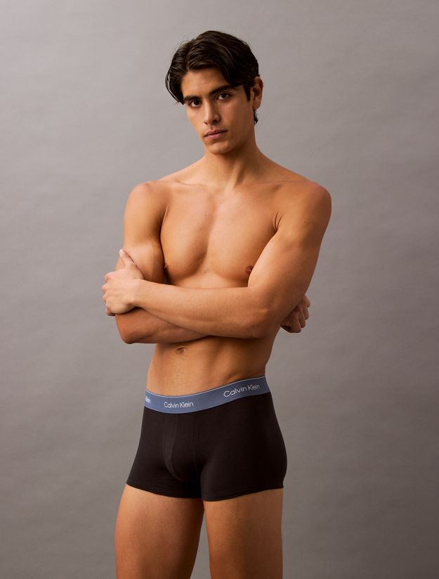 5 Pack Low Rise Trunks - Icon Cotton Stretch