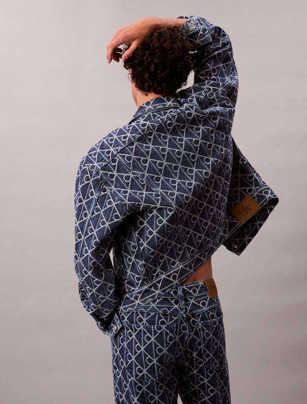 Allover Logo 90's Straight Jeans