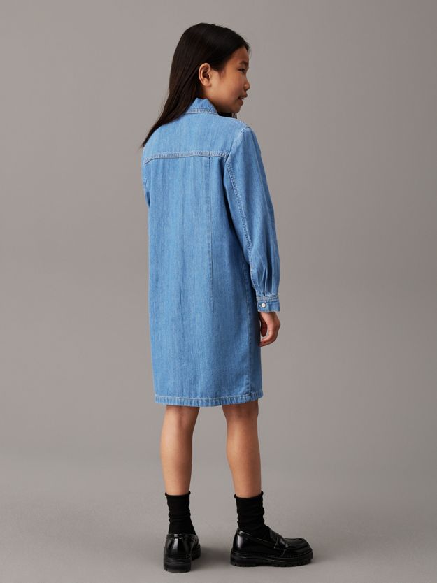Relaxed Denim Shirt Dress