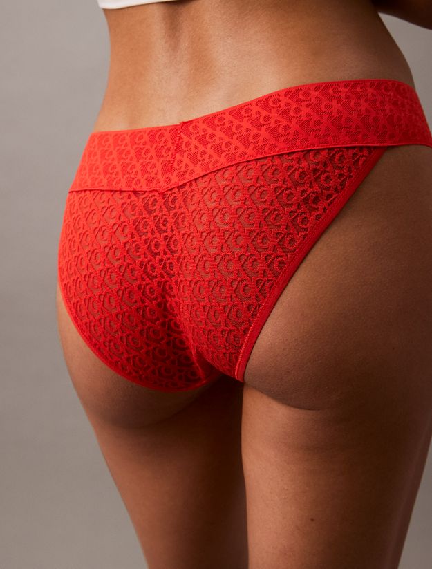 Low Rise Bikini Briefs - Icon Logo Lace