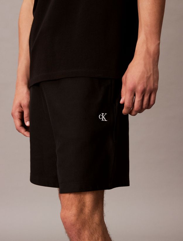 Cotton Terry Jogger Shorts
