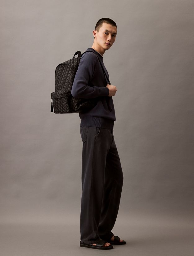 Logo Jacquard Backpack