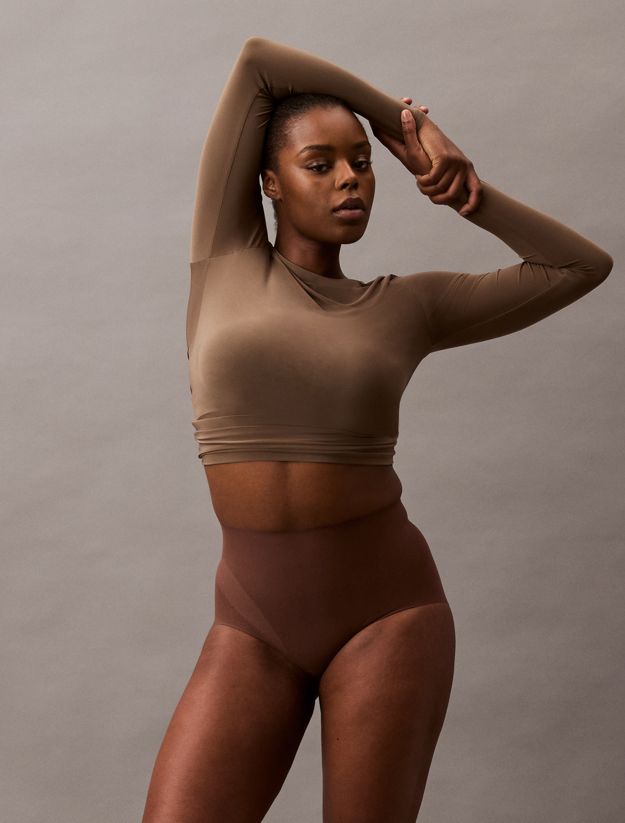 Sculpted Shapewear Briefs - Stay Put Mesh