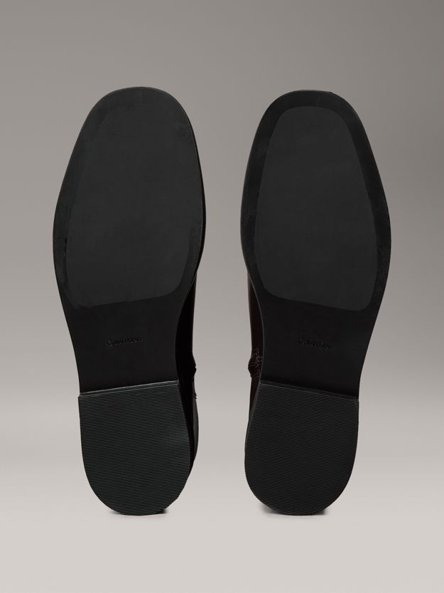 Leather Zip Ankle Boots