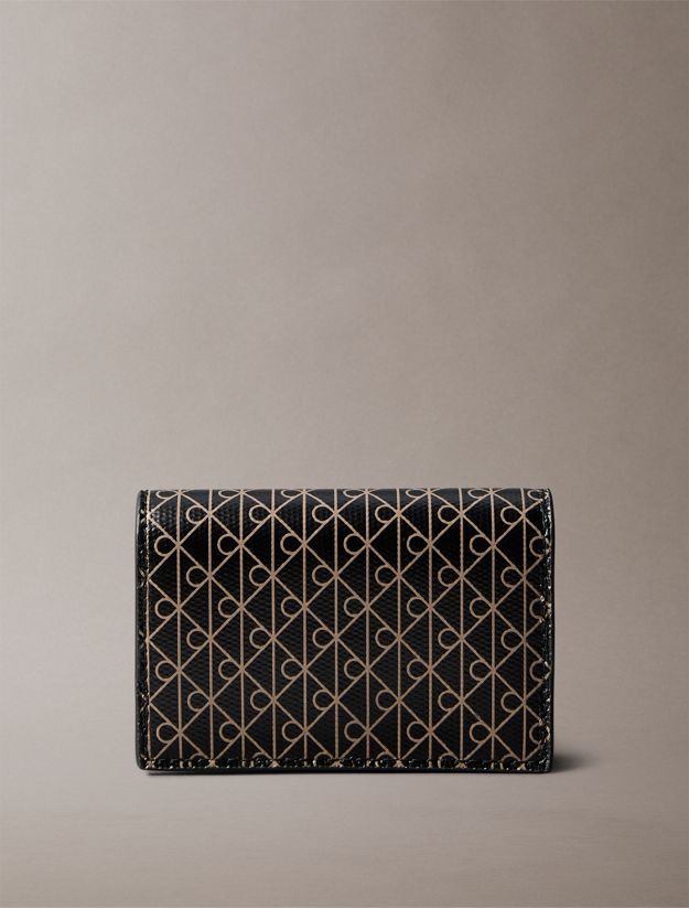 Monogram Logo Accordion Card Holder