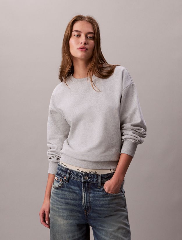 Relaxed Cotton Terry Sweatshirt