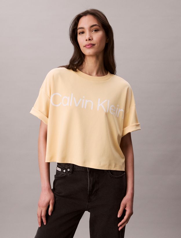 Logo Graphic Boxy Cropped T-Shirt
