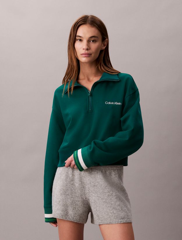 French Terry 1/4 Zip Sweatshirt