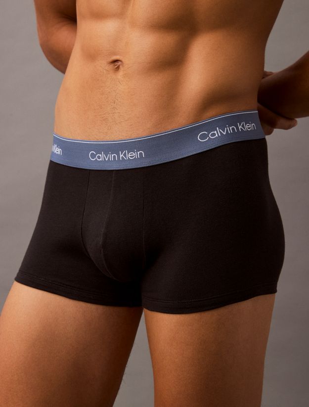 5 Pack Low Rise Trunks - Icon Cotton Stretch